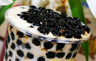 Black Tapioca Pearls: (JUMBO size  commercial grade: 3 kg bag)